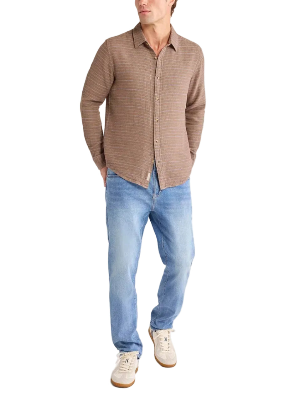 OASIS LONG SLEEVE BUTTON UP