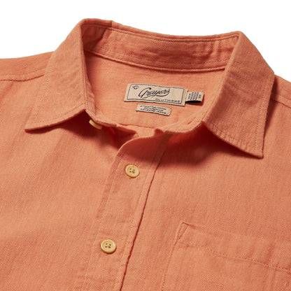 AMALFI TEXTURED HEMP LINEN SS SHIRT - L.E. &amp; Chalk