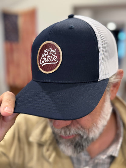 CIRCLE SCRIPT TRUCKER - L.E. &amp; Chalk