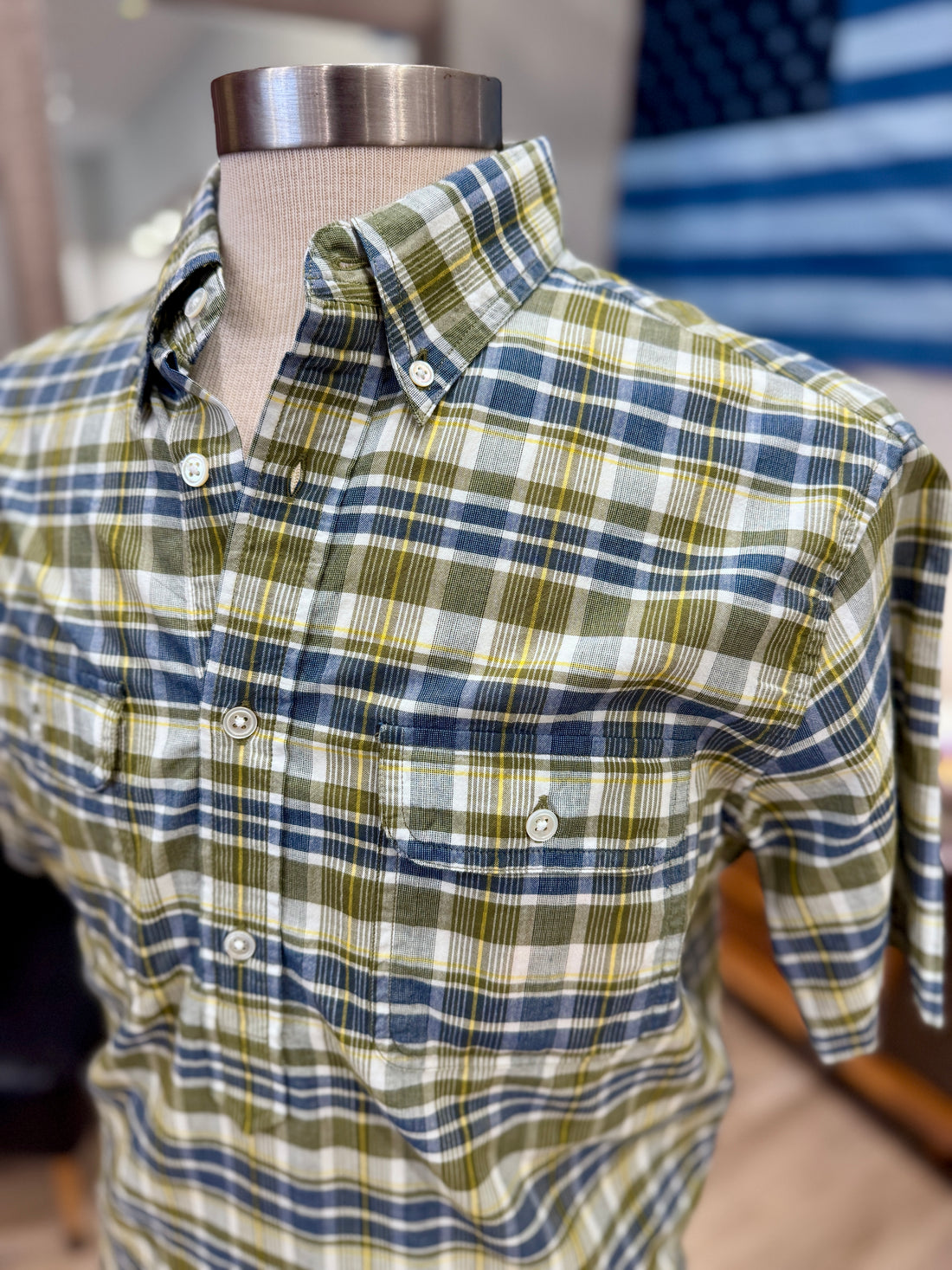 POPOVER BUTTON DOWN SS SHIRT - L.E. &amp; Chalk