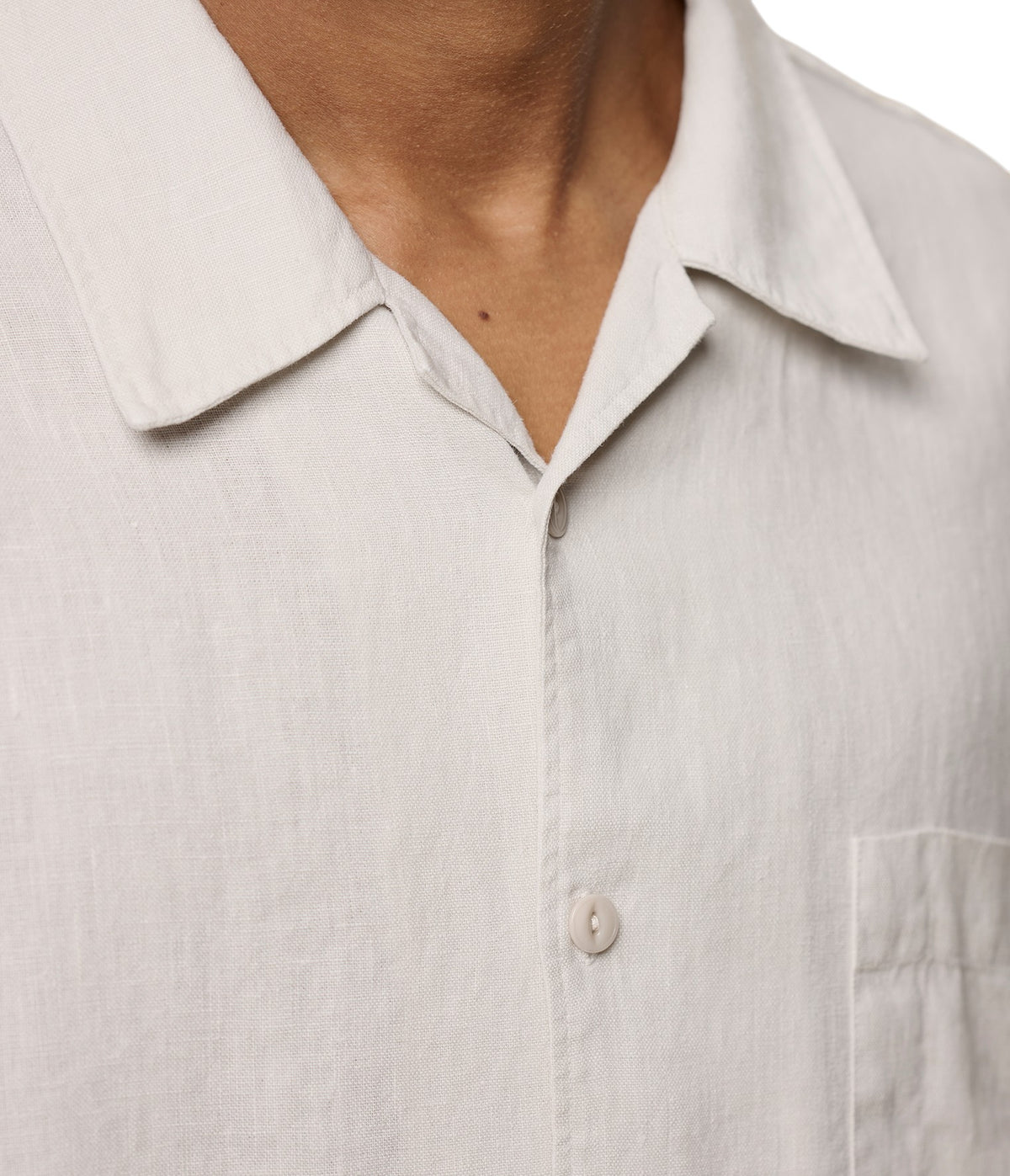 Linen Bowling Short Sleeve Shirt - L.E. &amp; Chalk