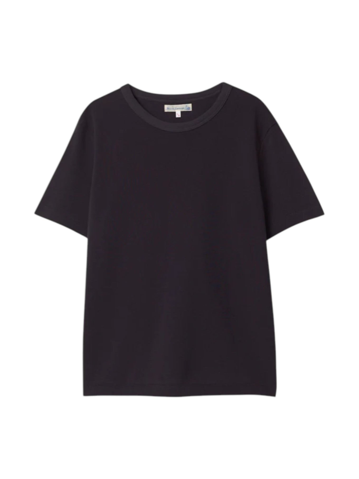 214PK Loopwheeled Relaxed Fit Pikée T-Shirt - L.E. &amp; Chalk