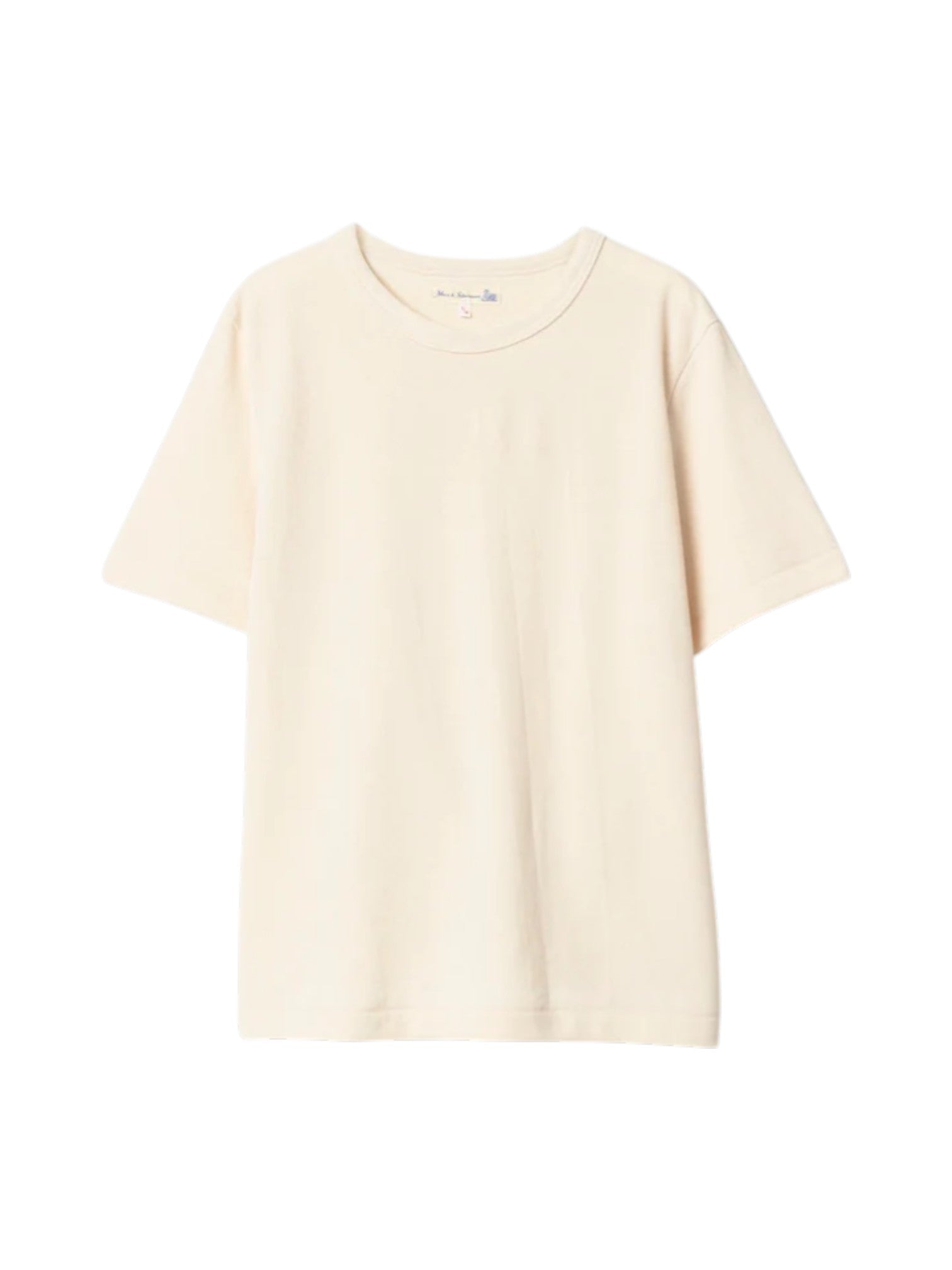 214PK Loopwheeled Relaxed Fit Pikée T-Shirt - L.E. &amp; Chalk