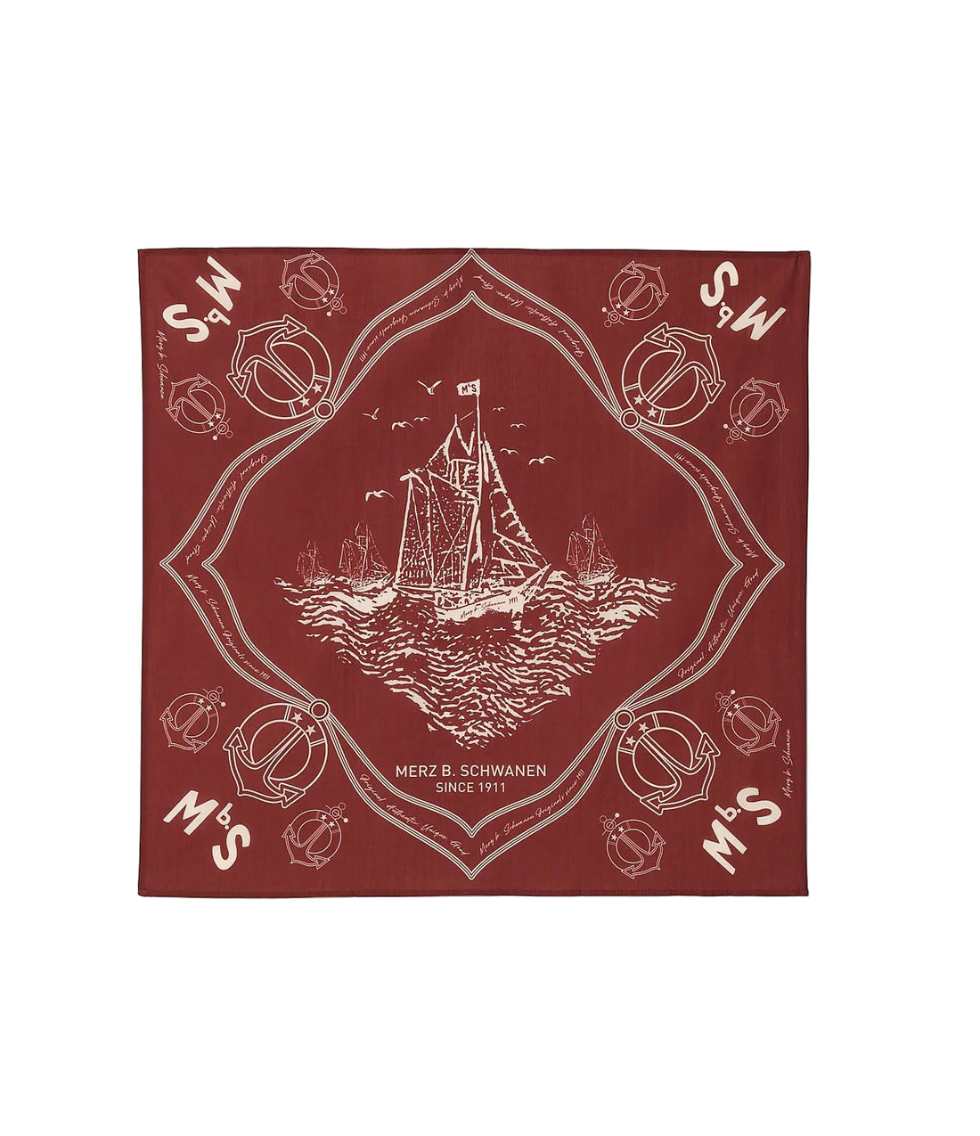 MBS LOGO LIGHTWEIGHT COTTON POPLIN BANDANA - L.E. &amp; Chalk