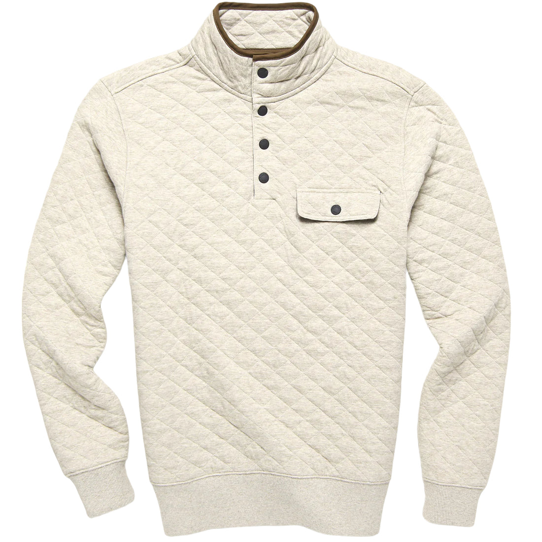 EPIC QUILTED FLEECE PULLOVER - L.E. &amp; Chalk