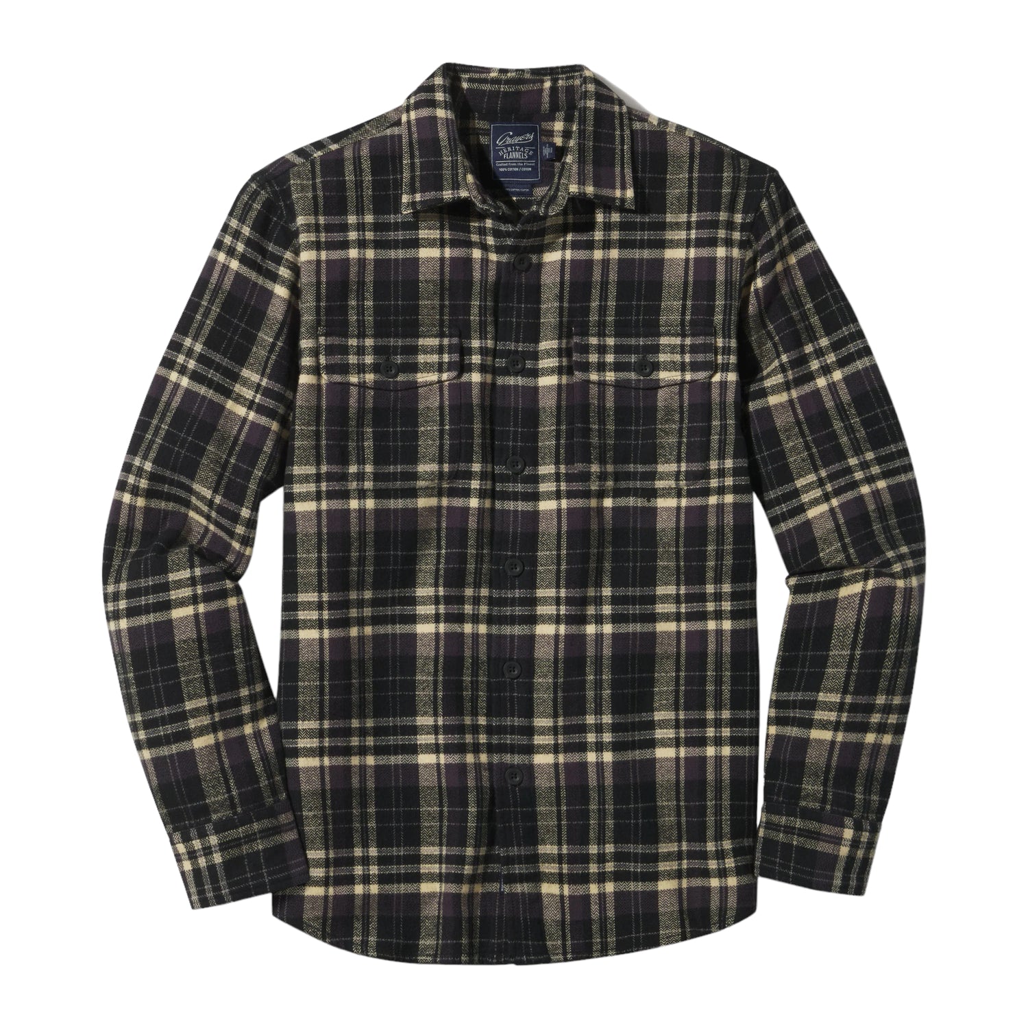HERRINGBONE HERITAGE FLANNEL - L.E. &amp; Chalk