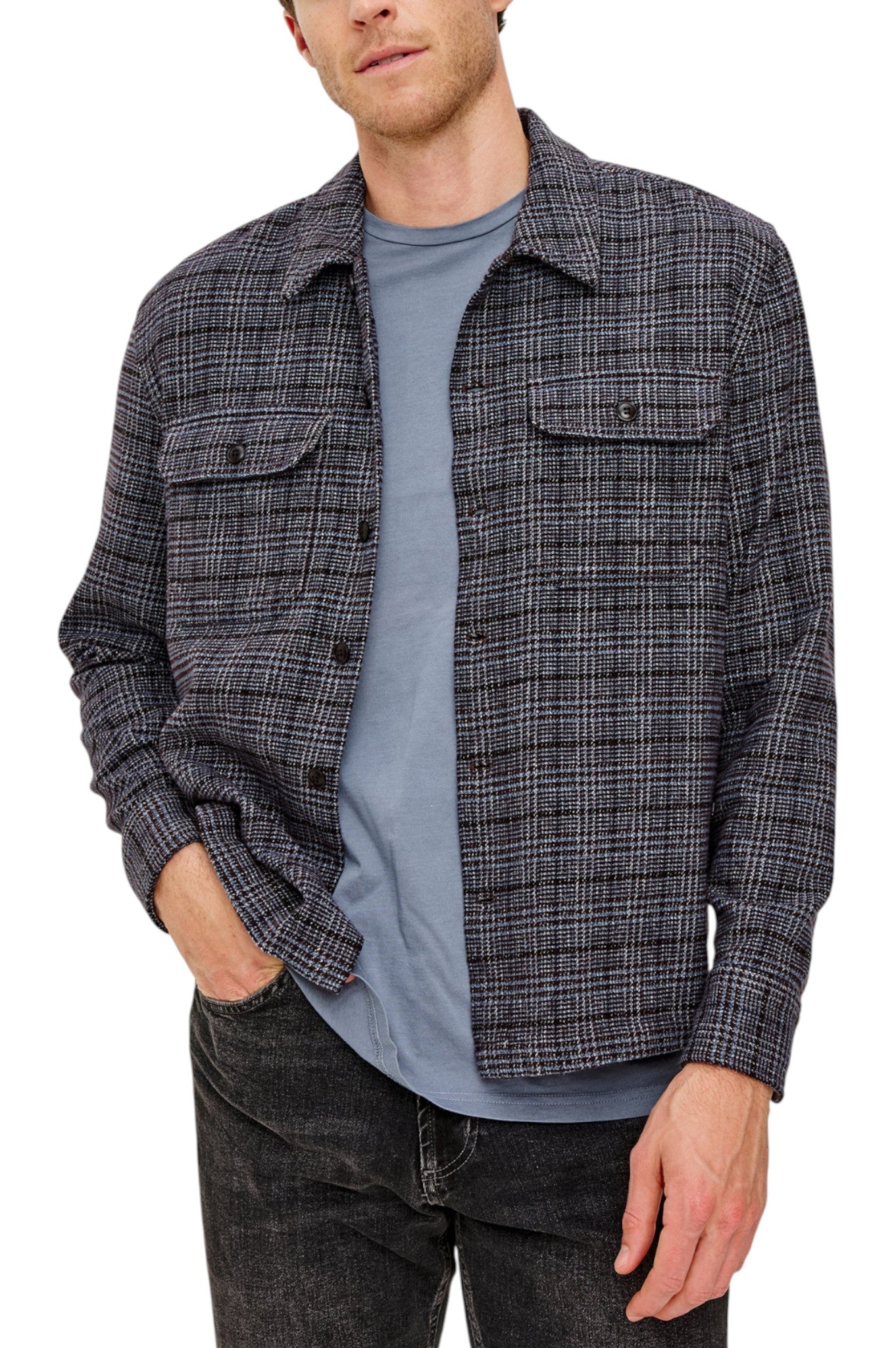 STELLAN SHIRT JACKET - L.E. &amp; Chalk