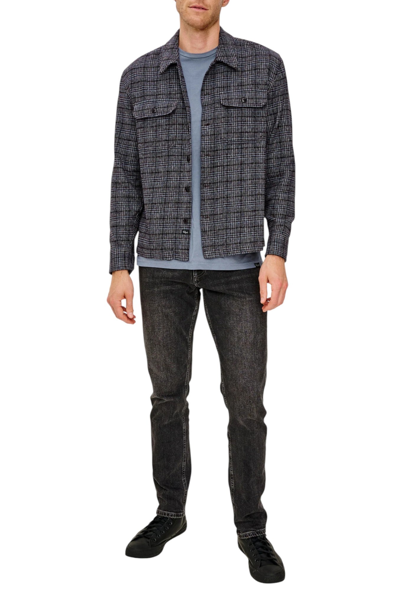STELLAN SHIRT JACKET - L.E. &amp; Chalk