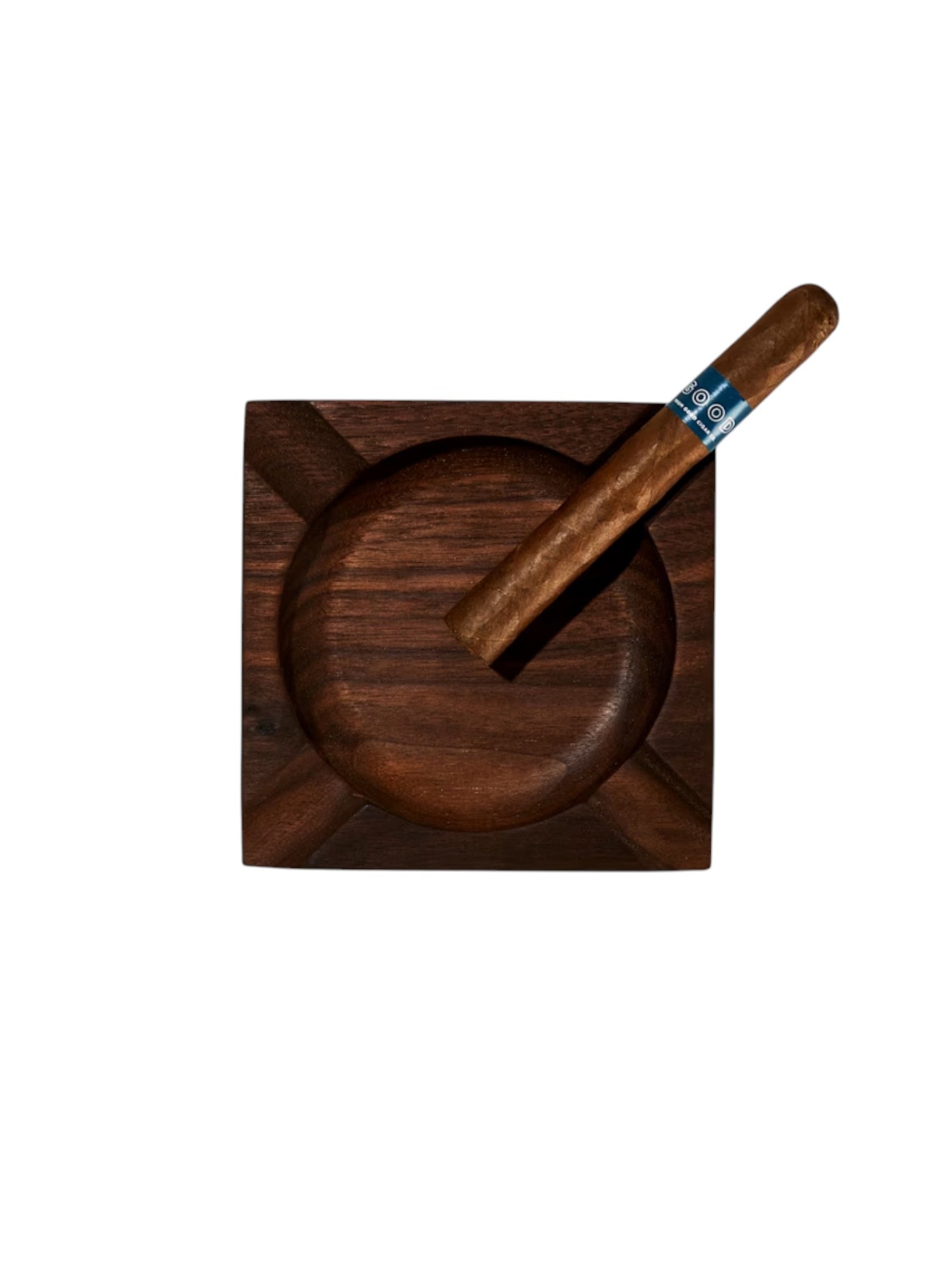 WALNUT CIGAR TRAY - L.E. &amp; Chalk