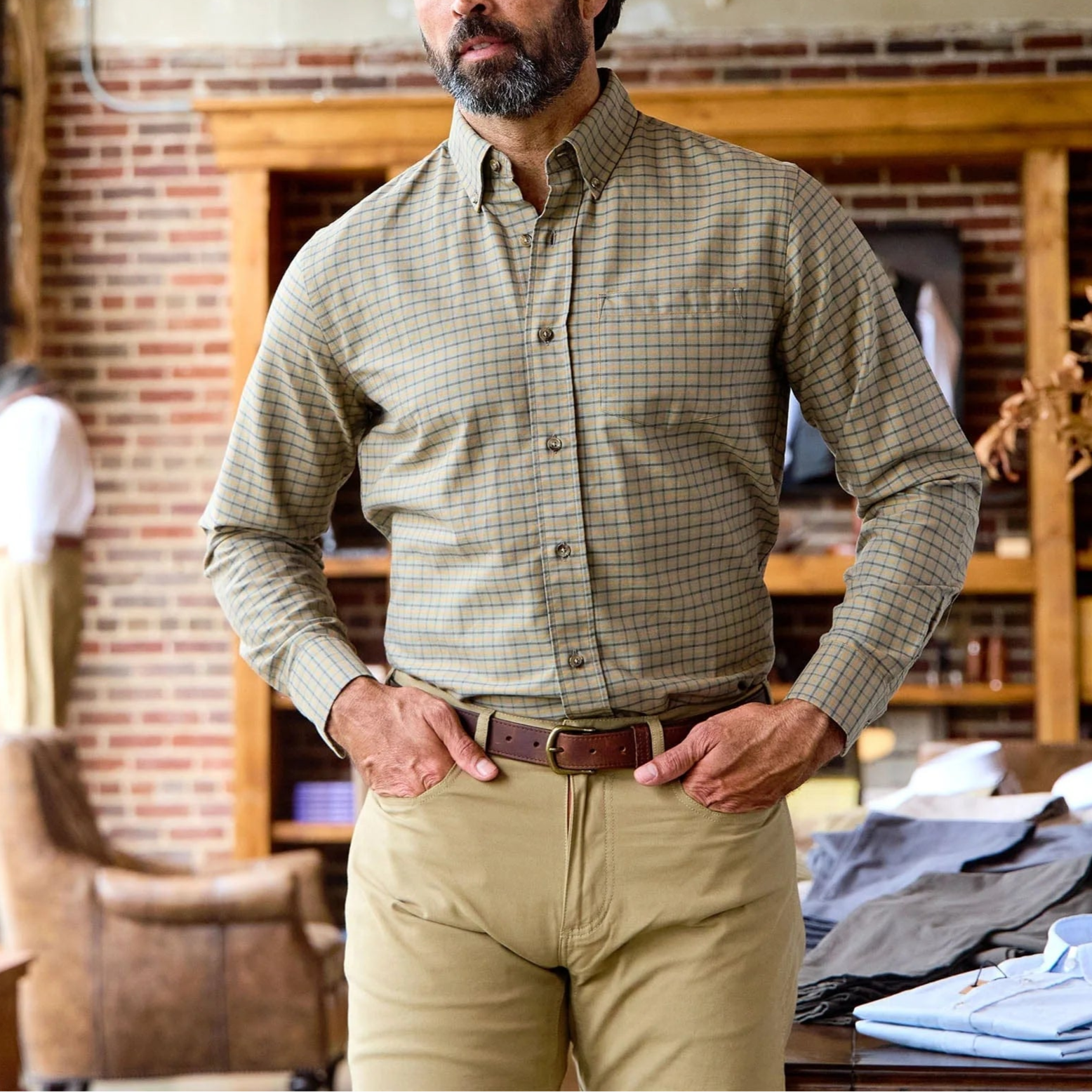 CULVER OXFORD SHIRT - L.E. &amp; Chalk