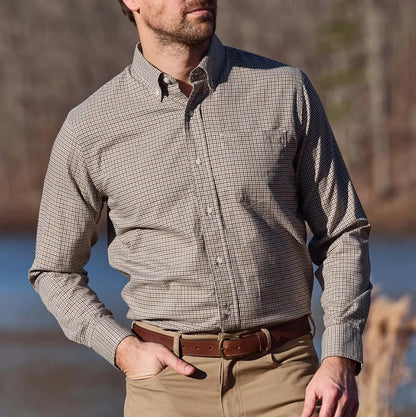 KNAPP COTTON TWILL SHIRT - L.E. &amp; Chalk