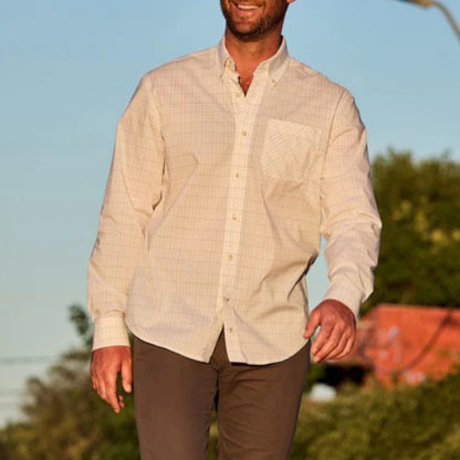 POWELL PERFORMANCE SPORT SHIRT - L.E. &amp; Chalk