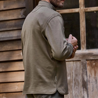 TUCKER FLEECE QUARTER ZIP - L.E. &amp; Chalk