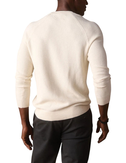 COOLMAX TEXTURED SWEATER HENLEY - L.E. &amp; Chalk