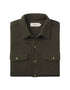 LOOPED TERRY BUTTON UP - L.E. & Chalk