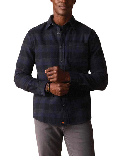 LOUIS HEAVYWEIGHT FLANNEL OVERSHIRT - L.E. &amp; Chalk