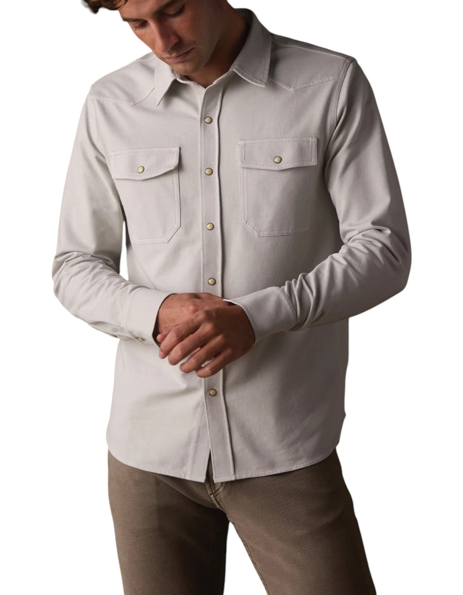 TENTOMA STRETCH VINTAGE BUTTON UP - L.E. &amp; Chalk