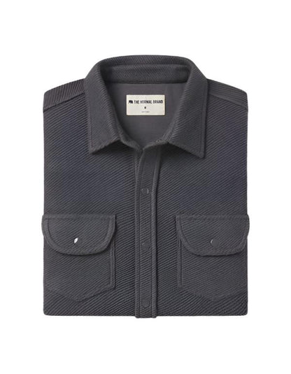 TONY LOOP TERRY BUTTON UP - L.E. &amp; Chalk
