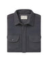 TONY LOOP TERRY BUTTON UP - L.E. & Chalk