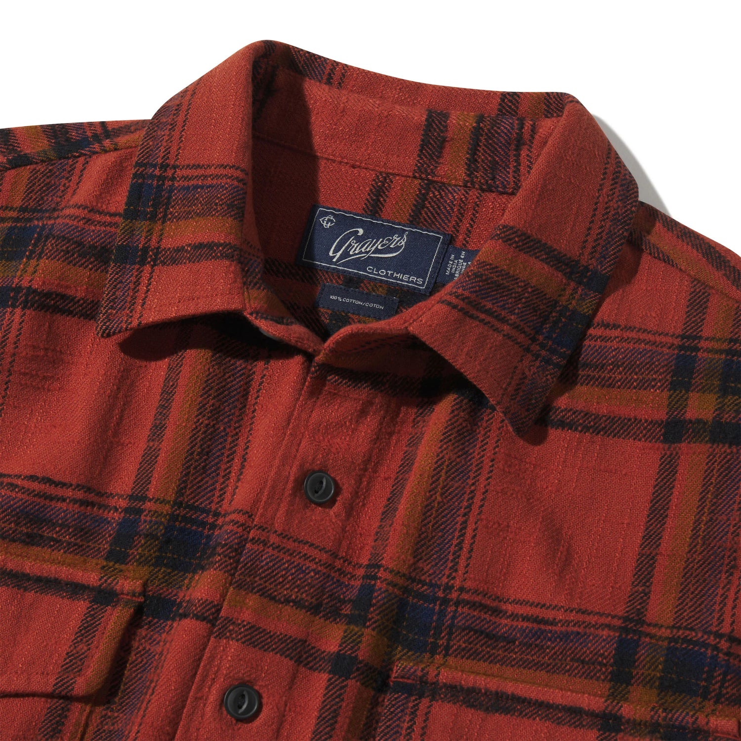 VINTAGE SLUB TWILL SHIRT - L.E. &amp; Chalk