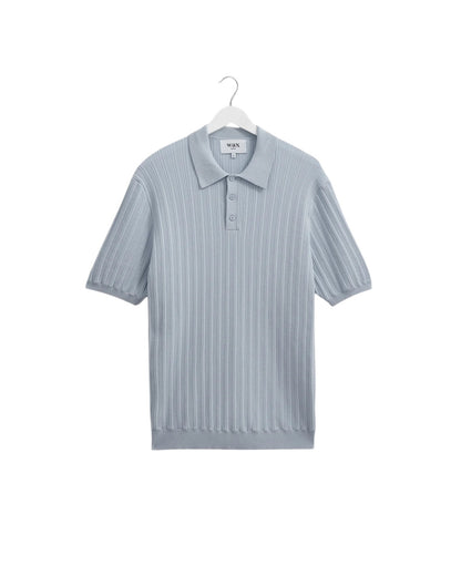 NAPLES POLO VERTICAL KNIT - L.E. &amp; Chalk