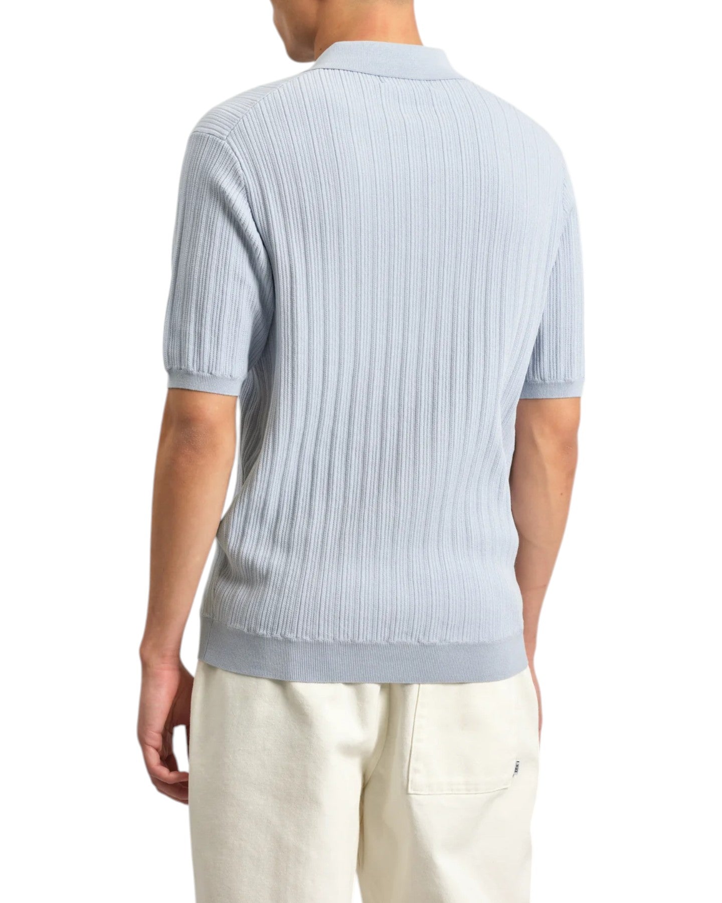 NAPLES POLO VERTICAL KNIT - L.E. &amp; Chalk