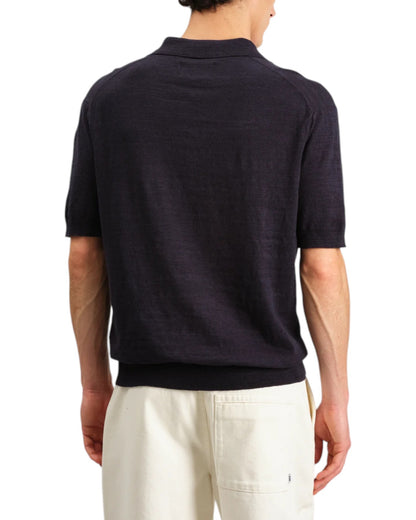 TURIN POLO SLUB COTTON LINEN - L.E. &amp; Chalk