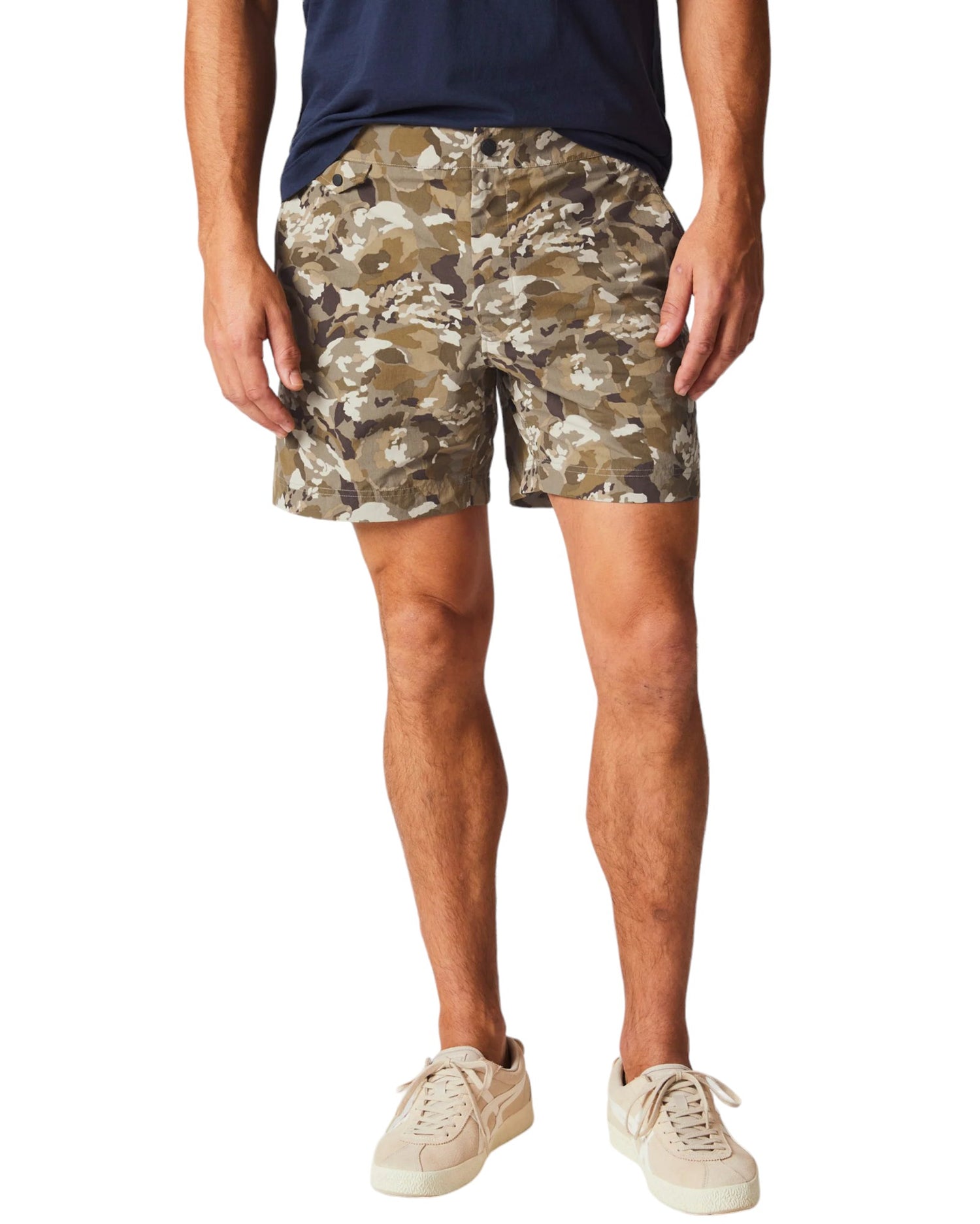 CAMELLIA MOORE HYBRID SWIM SHORT - L.E. &amp; Chalk