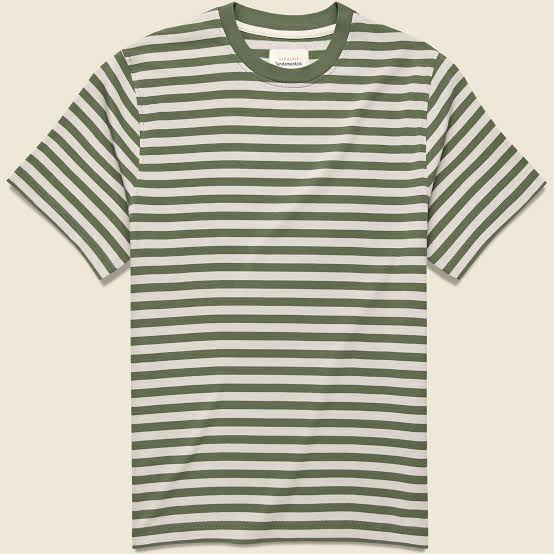BRETON STRIPE SS T-SHIRT - L.E. &amp; Chalk