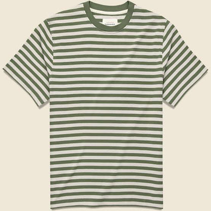 BRETON STRIPE SS T-SHIRT - L.E. &amp; Chalk