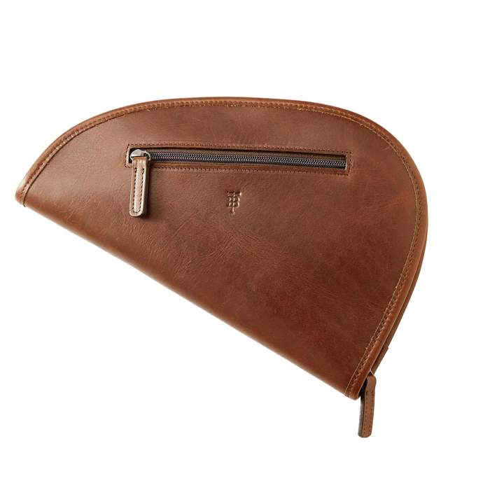LEATHER PISTOL CASE - L.E. &amp; Chalk