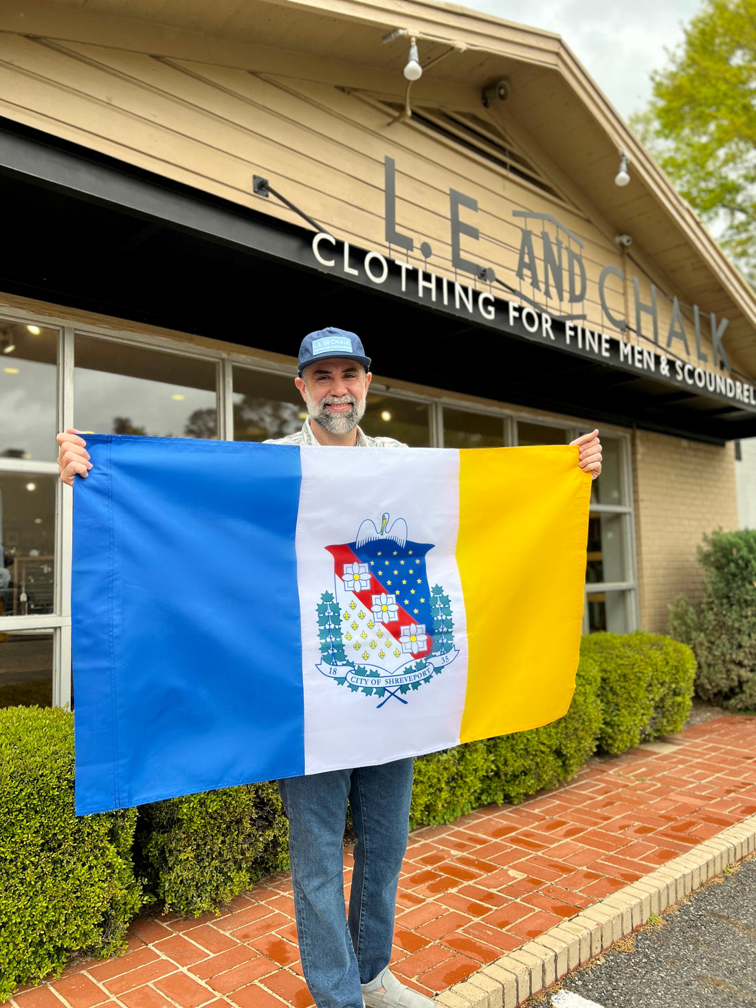 SHREVEPORT FLAG - L.E. &amp; Chalk