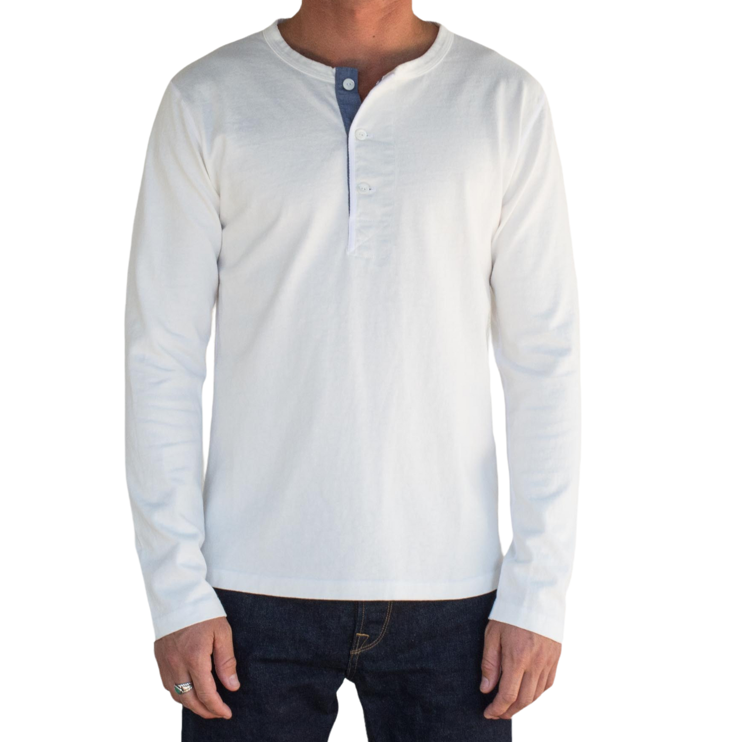 13 OZ HENLEY - L.E. &amp; Chalk
