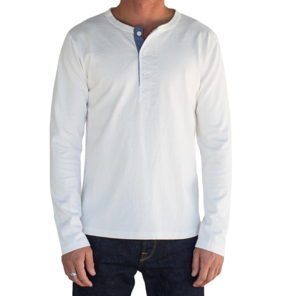 13 OZ HENLEY - L.E. &amp; Chalk