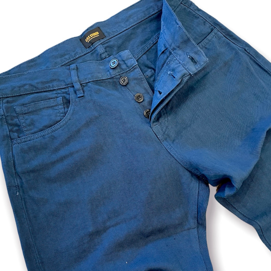 RELAXED 5 POCKET TWILL - L.E. &amp; Chalk